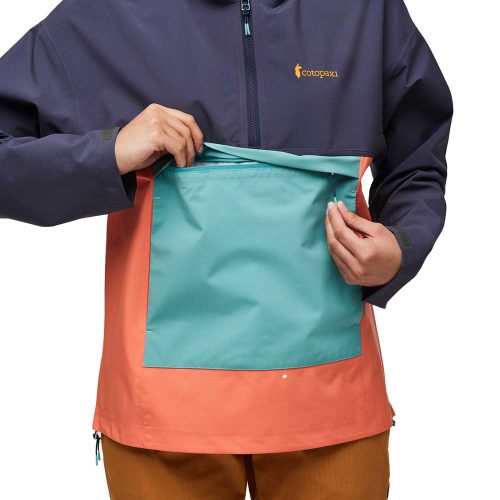 1200x1200 png S24 W Cielo Rain Anorak Graphite Hot Punch 6