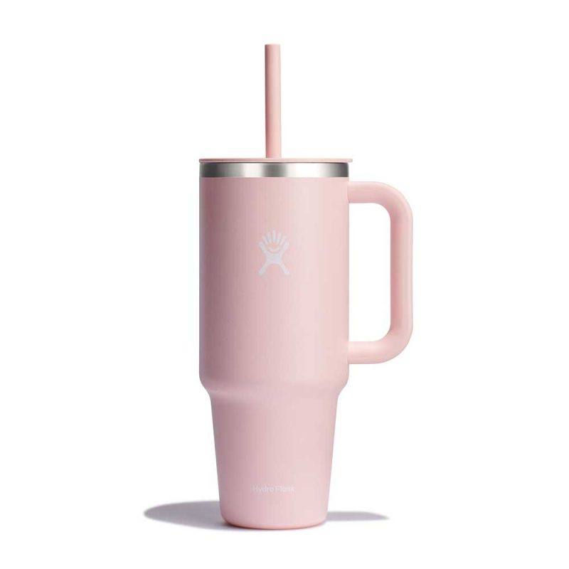 40oz travel tumbler pink straighton 1