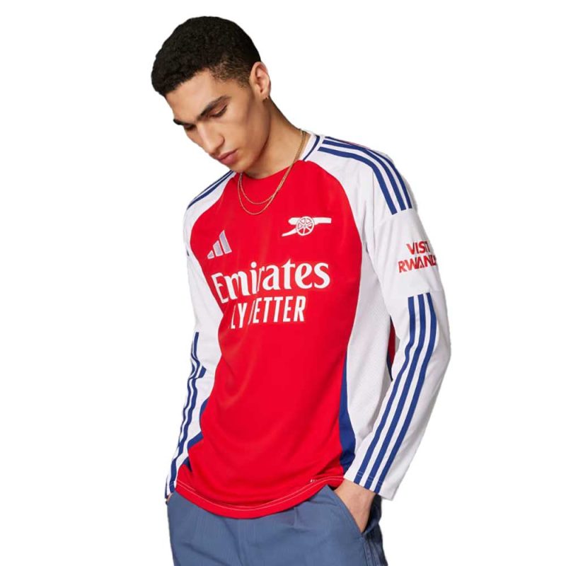 Arsenal 24 25 Long Sleeve Home Jersey Red IS8142 HM1