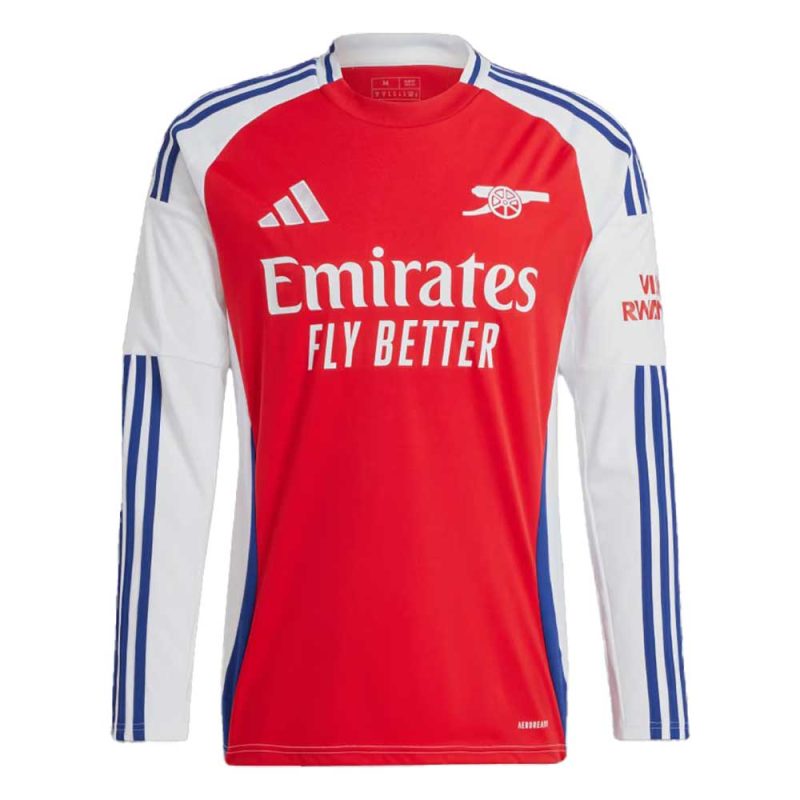 Arsenal 24 25 Long Sleeve Home Jersey Red IS8142 HM30