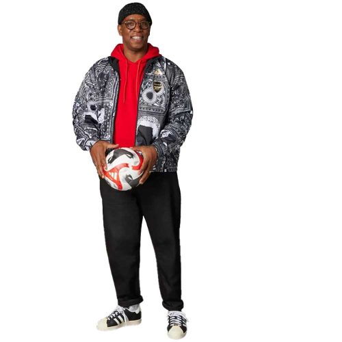 Arsenal Ian Wright Anthem Jacket Black IP1607 HM8