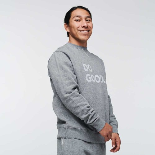 Crew Sweatshirt Do Good Heather Grey 1