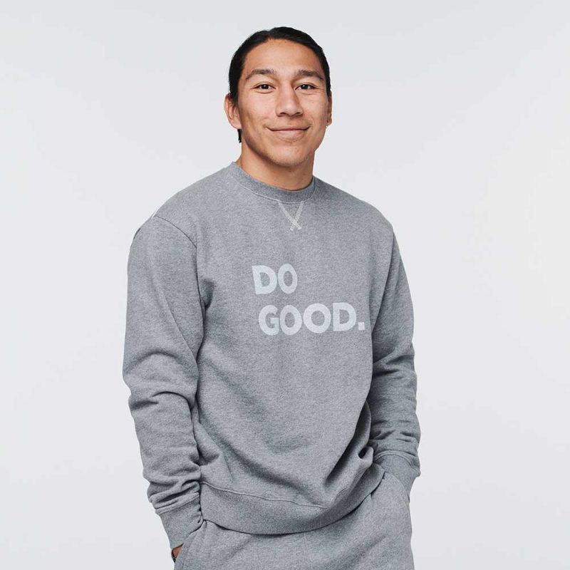 Crew Sweatshirt Do Good Heather Grey 2