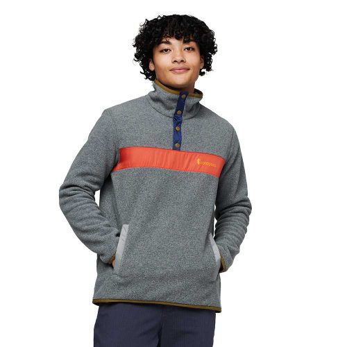 F22 M Teca Fleece Pullover Volcanic Action 1345