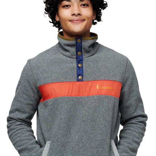 F22 M Teca Fleece Pullover Volcanic Action 1361