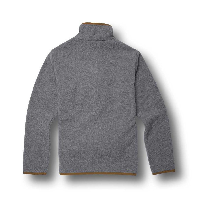 F22 M Teca Fleece Pullover Volcanic Action B