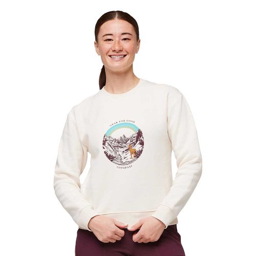 F23 W Traveling Llama Organic T Shirt Bone1