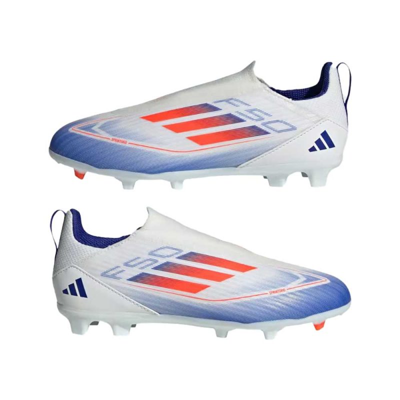 F50 League Laceless Multi Ground White IF1362 09 standard