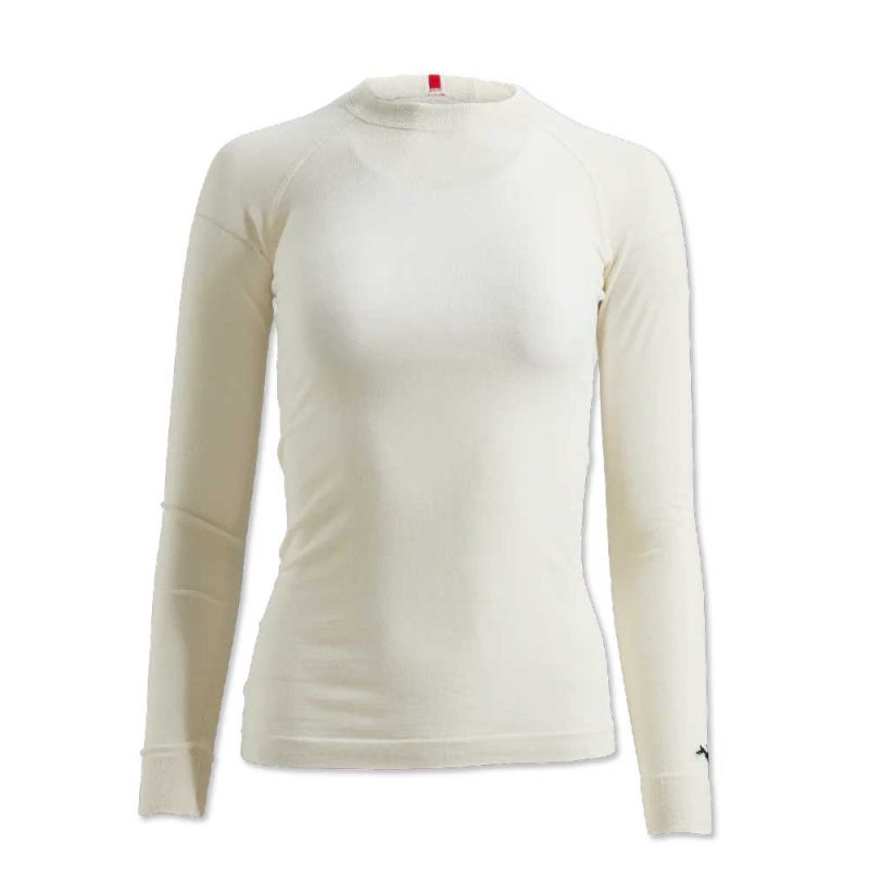 Fall19 Womens Brighton Base Layer Ivory On Model