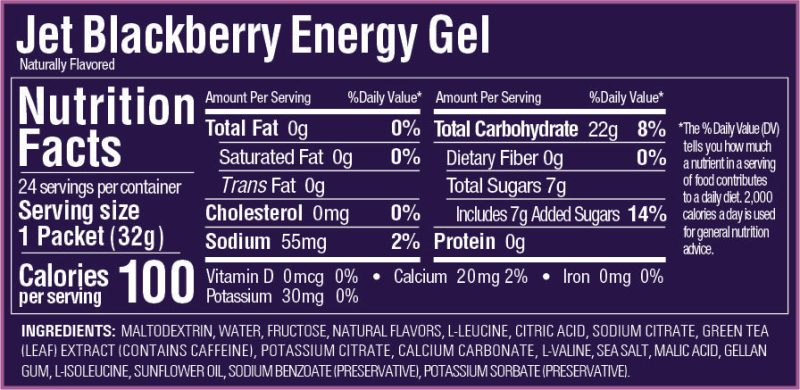 GU Jet Blackberry Energy Gel