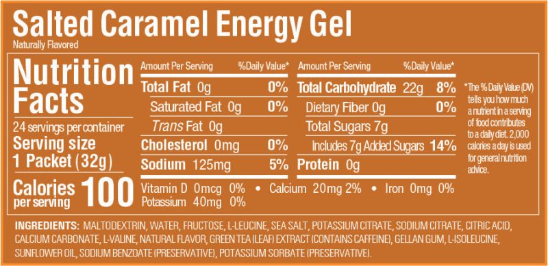 GU Salted Carmel Energy Gel