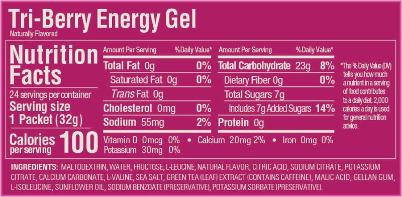 GU Tri Berry Energy Gel