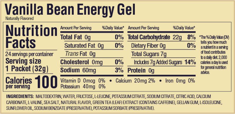 GU Vanilla Bean Energy Gel