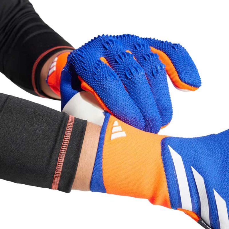 Predator Pro Fingersave Goalkeeper Gloves Blue IX3874 41 detail