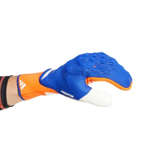 Predator Pro Fingersave Goalkeeper Gloves Blue IX3874 42 detail