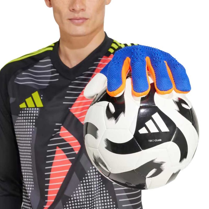 Predator Pro Fingersave Goalkeeper Gloves Blue IX3874 44 detail