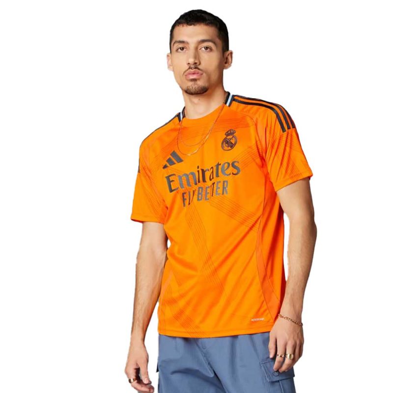 Real Madrid 24 25 Away Jersey Orange IU5013 HM1