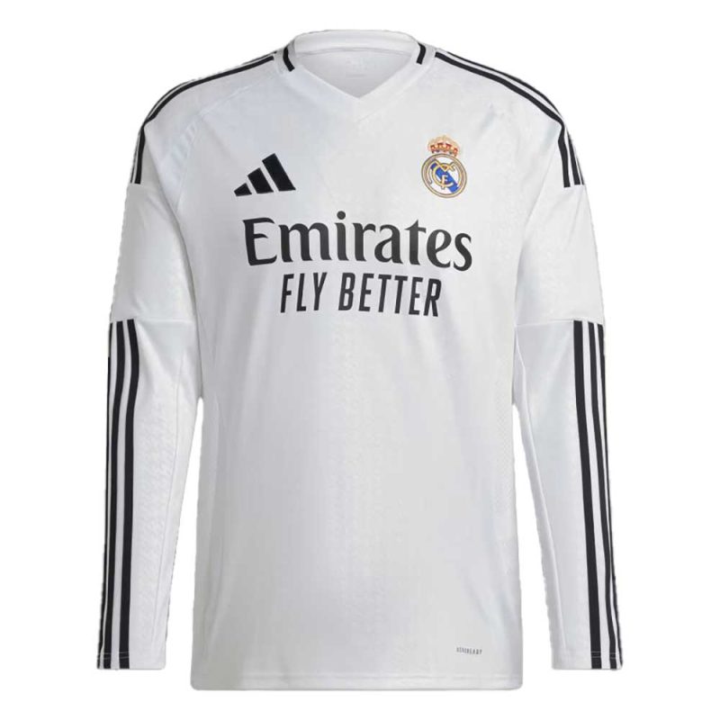 Real Madrid 24 25 Long Sleeve Home Jersey White IT3442 HM30