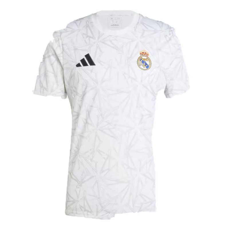 Real Madrid Pre Match Jersey White IT5101 01 laydown