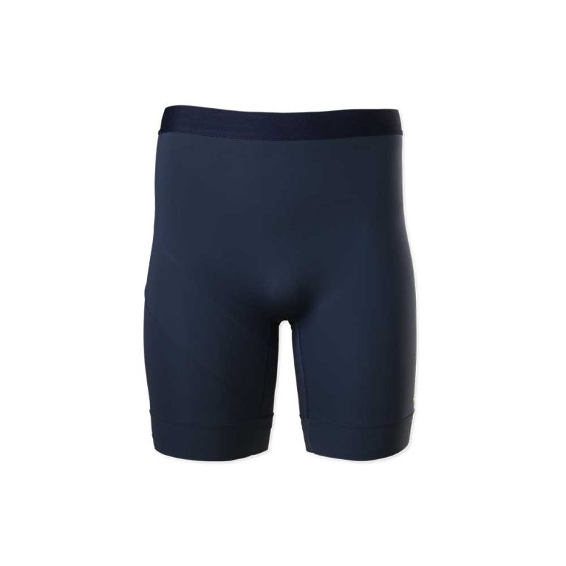 Spring24 Mens Allston Half Tights Midnight Navy On Model