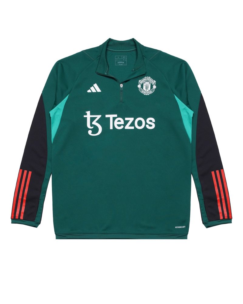 adidas originals mufc tr top cgreen black corgrn iq1523 apparel t shirts packshots 0