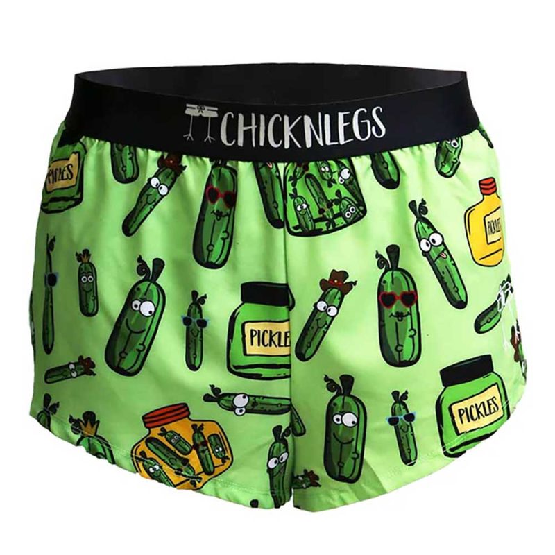 chicknlegs mens 2 inch pickle running shorts