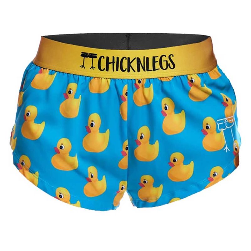 chicknlegs womens rubber ducky split shorts ghost v1.6