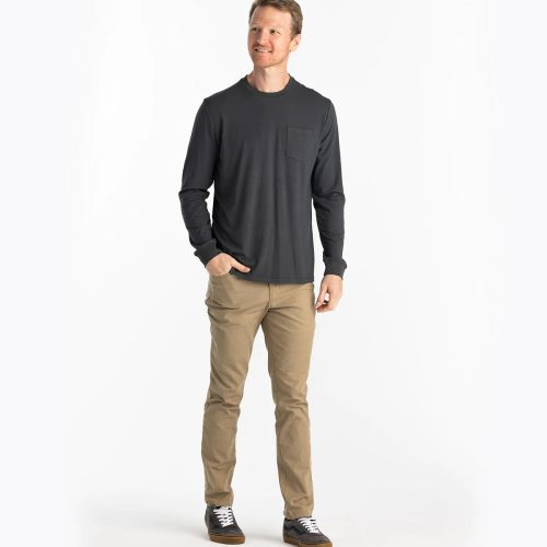 flex ls pocket tee black sand men 4