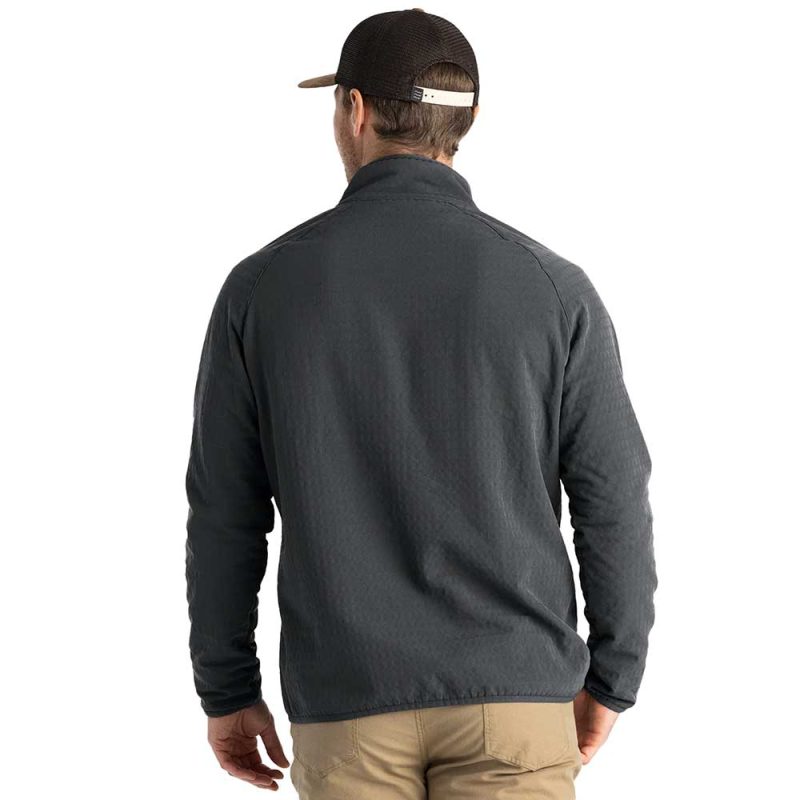 gridback fleece jacket black sand men 2