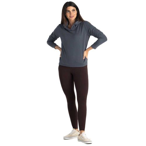 lw fleece cropped hoodie storm cloud women 5